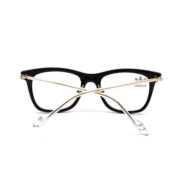 NEW ADIDAS AOK0050 BLACK GOLD EYEGLASSES FRAME - Picture 7 of 8